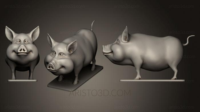 Animal figurines (STKJ_0518) 3D model for CNC machine